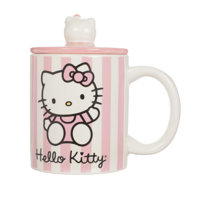 Taza Con Tapa Sanrio - Hello Kitty