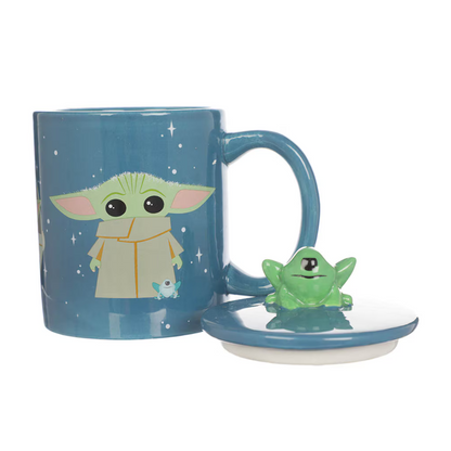 Taza Con Tapa Star Wars - Grogu