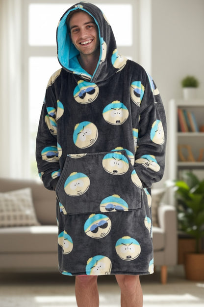 Hoodie South Park Cartman – Maxi Sudadera Oversize de Peluche