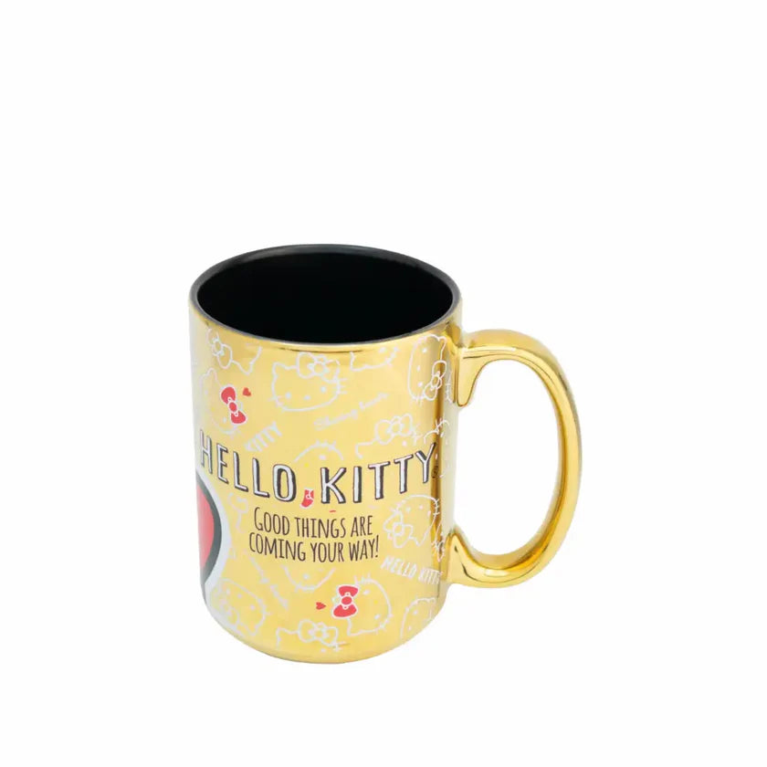 Taza Dorada Sanrio - Hello Kitty