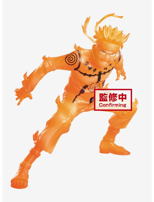 Figura Banpresto Naruto Shippuden Vibration Stars Naruto Uzumaki Nine-Tails Modo Chakra